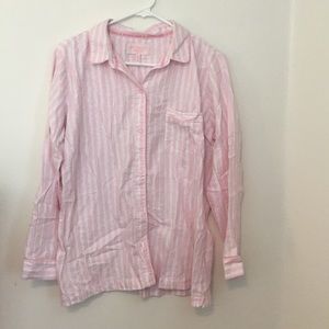 Victoria’s Secret flannel pajama top